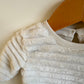 Cream Fuzzy Sweater / 0-3m