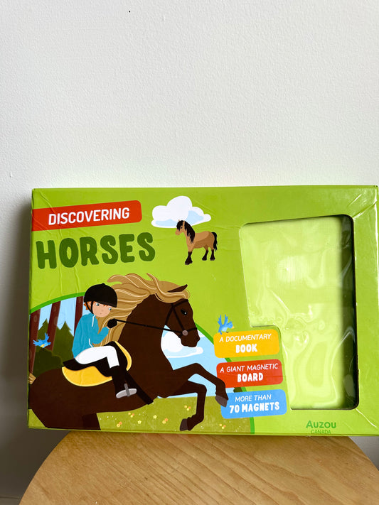 Magnetic Horses Board and Book