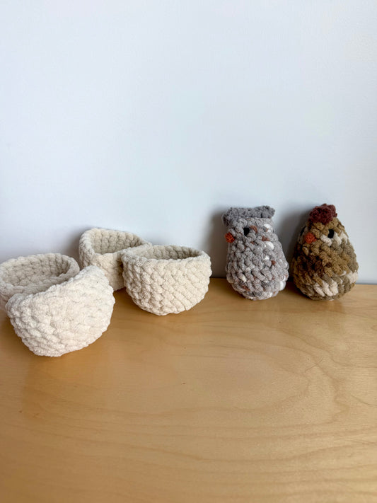 Handmade Crochet Chicks Stuffy (2)