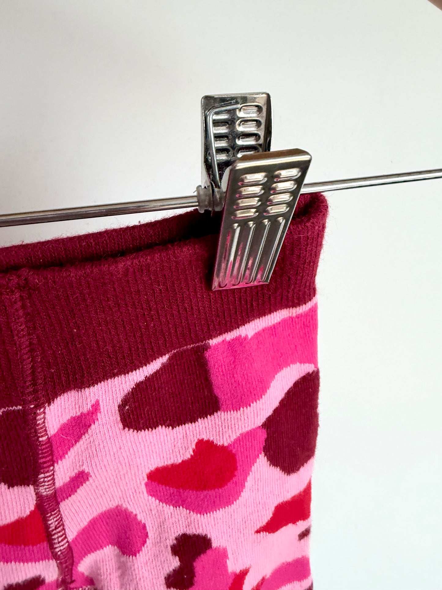 Pink Camo Leggings / 6-12m