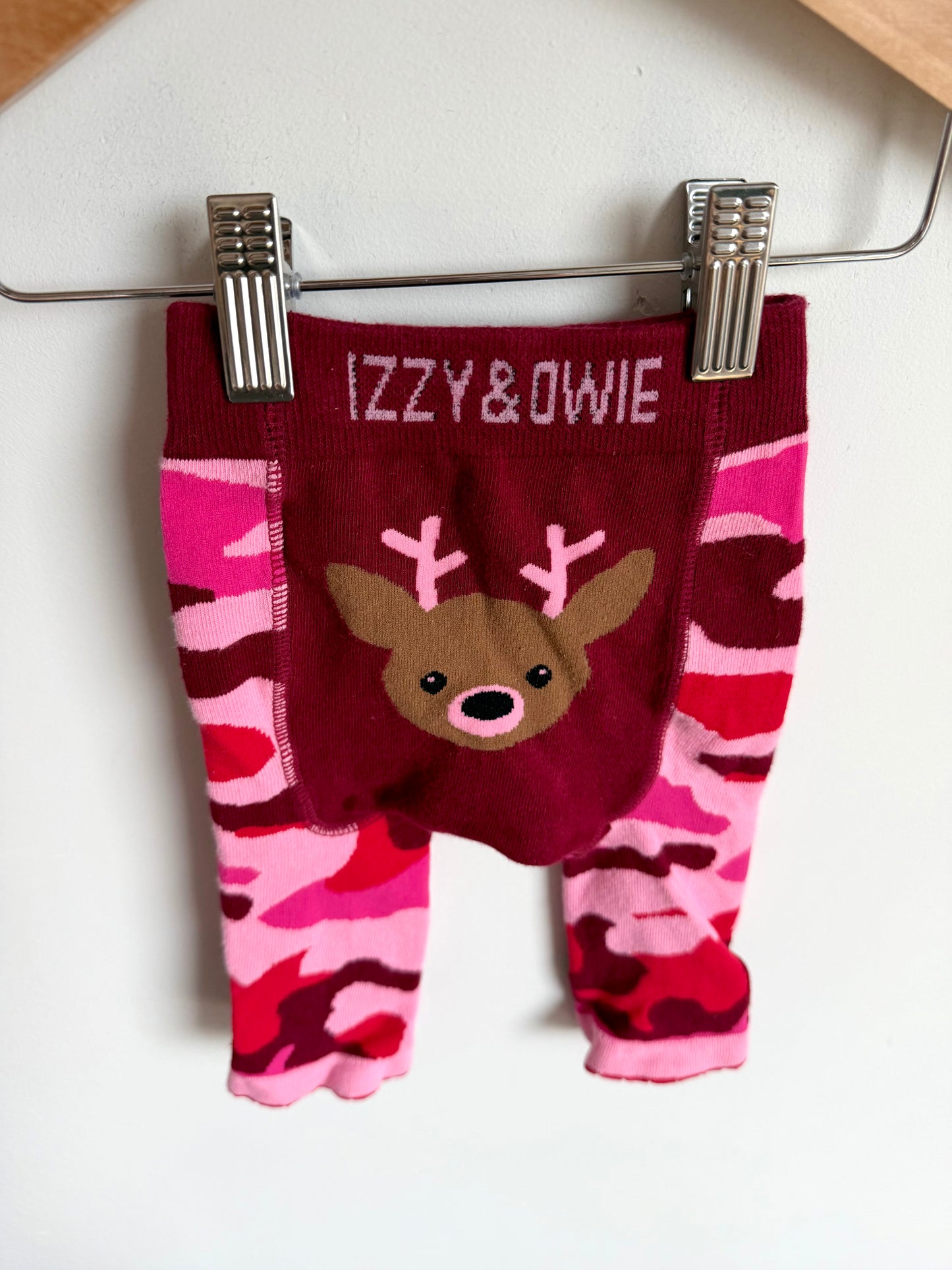 Pink Camo Leggings / 6-12m