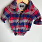 Plaid Collared Bodysuit / 6-9m
