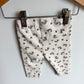 Floral Cream Leggings / 4-6m