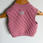 Organic Blush Quilted Vest / 3-6m