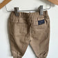 Beige Tapered Pants / 3-6m