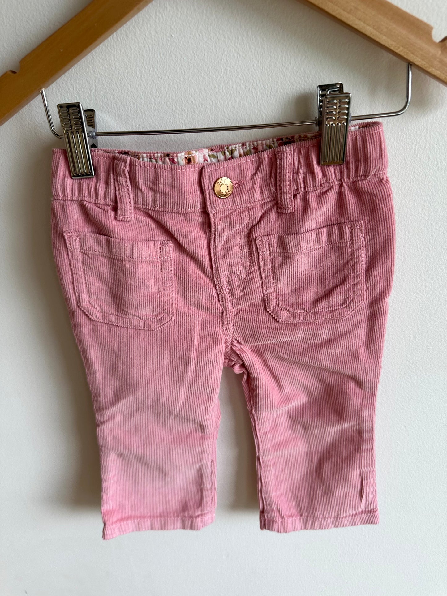 Pink Corduroy Pants (With Tags) / 12m