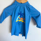Blue Crab Long Sleeve Swimsuit / 3-6m
