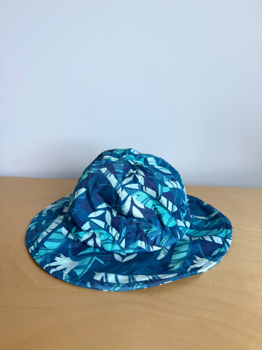 Jan & Jul Blue Palm Hat / 6-24m