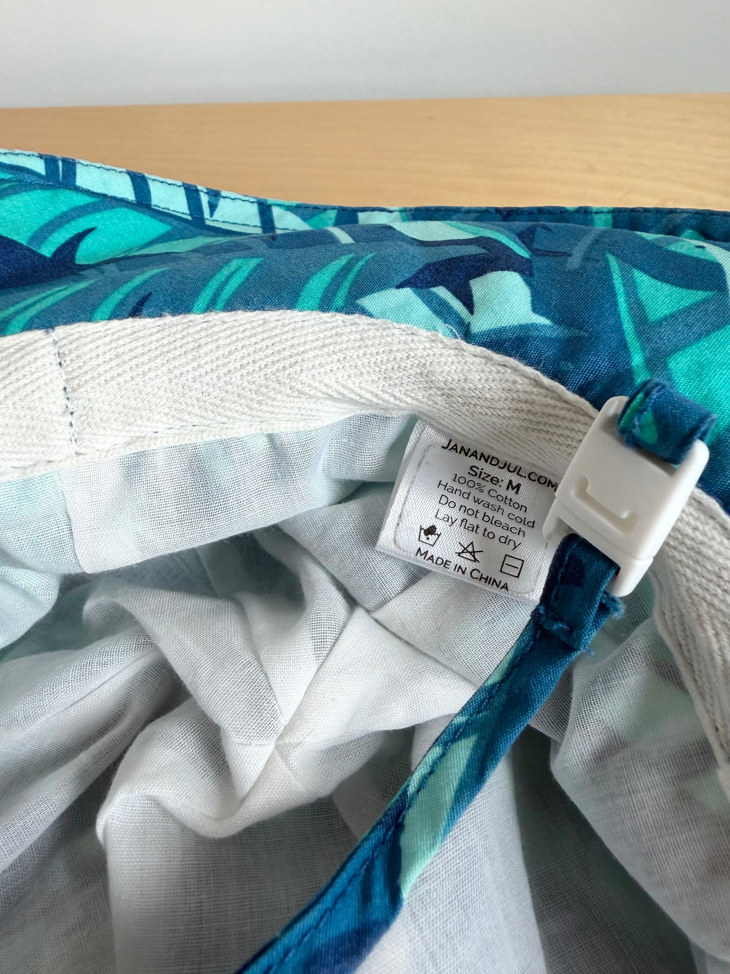 Jan & Jul Blue Palm Hat / 6-24m