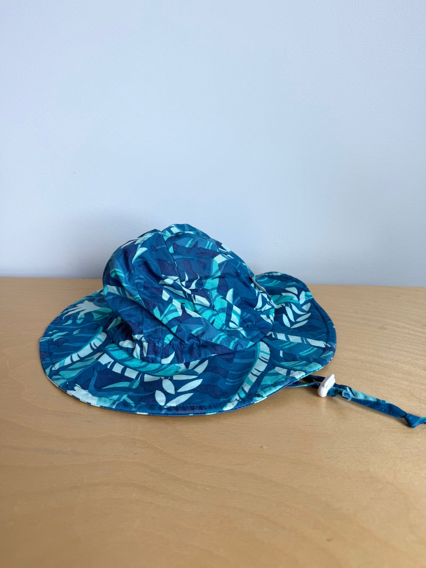 Jan & Jul Blue Palm Hat / 6-24m