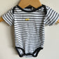 Striped Yellow Car Bodysuit / 3m