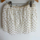 White + Gold Tulle Skirt / 7-8 years