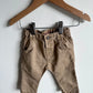 Zara Tan Pants with Adjustable Waist / 3-6m