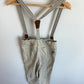 OshKosh Tan Pants with Suspenders / 3T