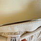 Cream Ribbed Leggings / 6-12m