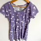 Purple Daisy Dress / 7-8 years