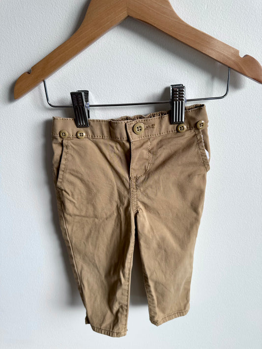 OshKosh Tan Tapered Pants / 9m