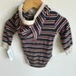 NEW Striped Hooded Bodysuit / 3-6m