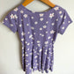 Purple Daisy Dress / 7-8 years