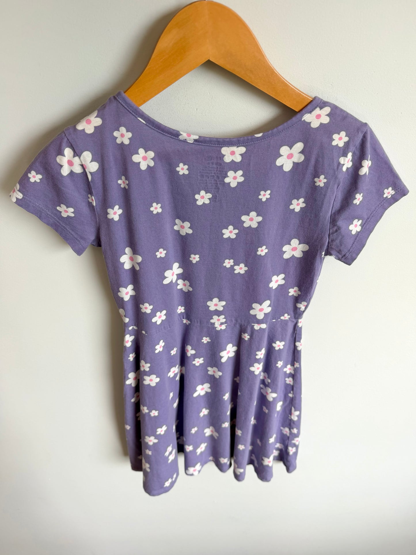 Purple Daisy Dress / 7-8 years