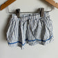 Blue Stripe Skirt with Bloomers / 18m