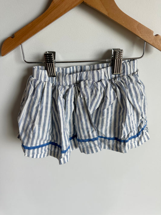 Blue Stripe Skirt with Bloomers / 18m
