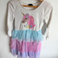 Rainbow Unicorn Tulle Dress / 6T