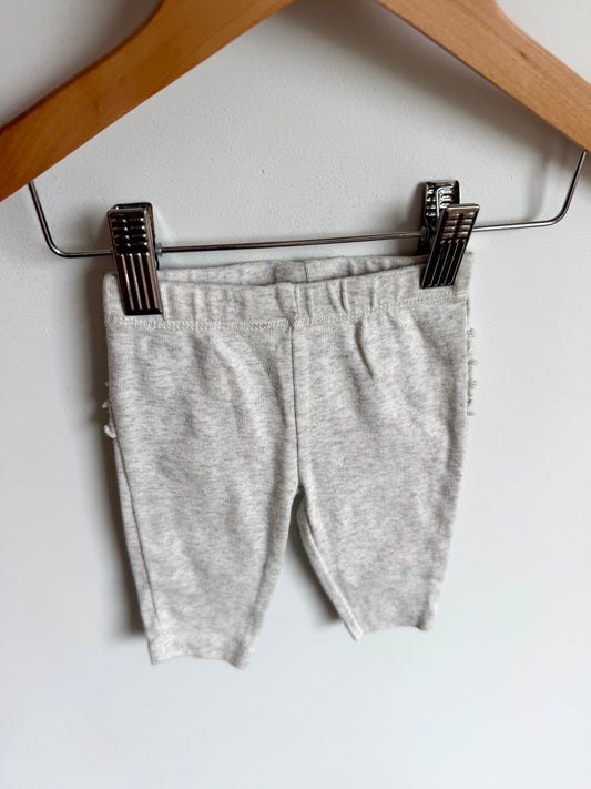 Grey Ruffle Bottom Pants / 3m