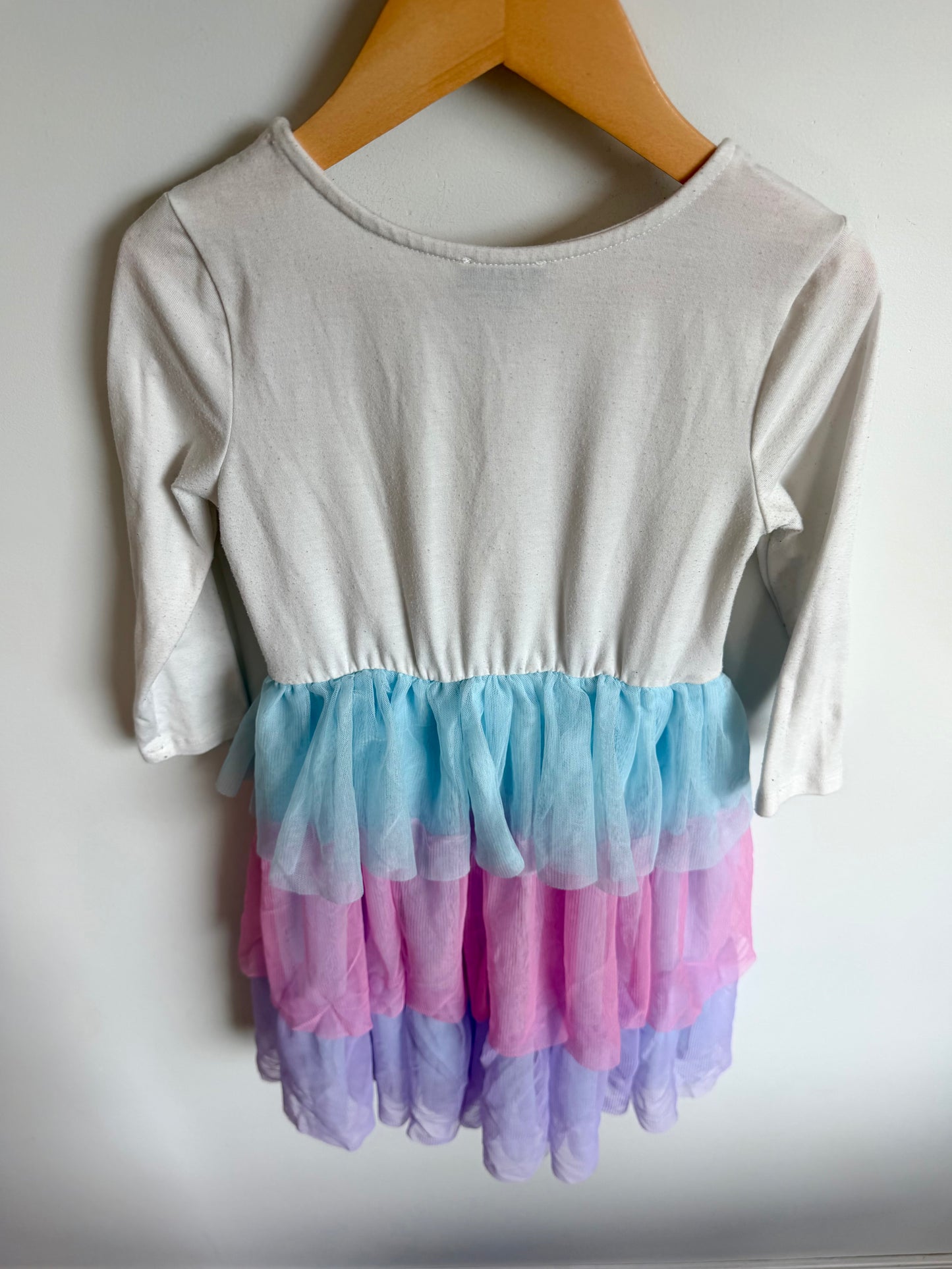 Rainbow Unicorn Tulle Dress / 6T