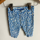 Daisy Blue Capri Leggings / 18-24m