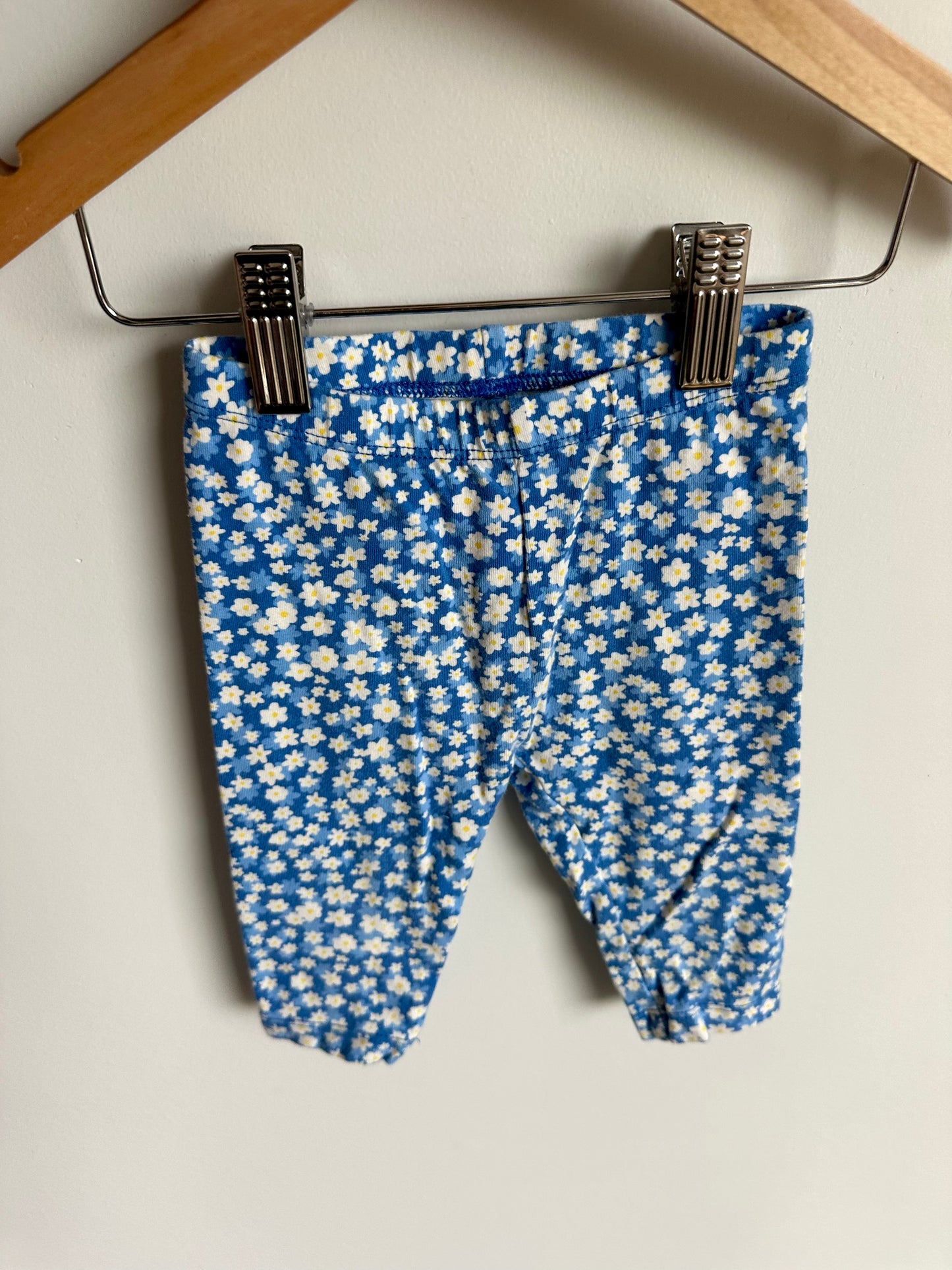 Daisy Blue Capri Leggings / 18-24m