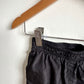 Black Lined Pants with Side Zipper / 12-18m