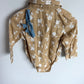 Tan Bunny Bodysuit with Bowtie / 18-24m