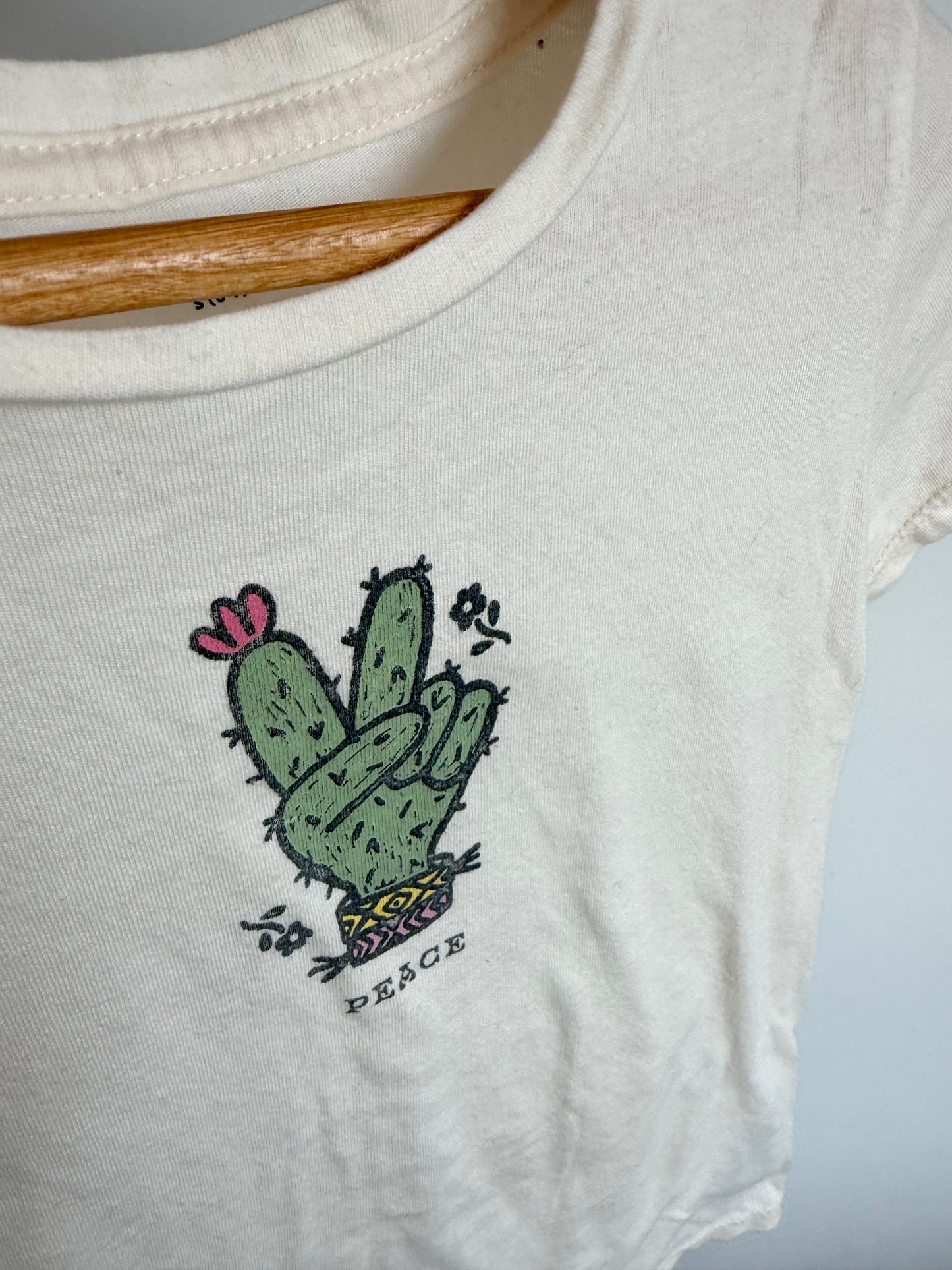 Peace Cactus T-shirt / 6T