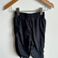 Black Lined Pants with Side Zipper / 12-18m