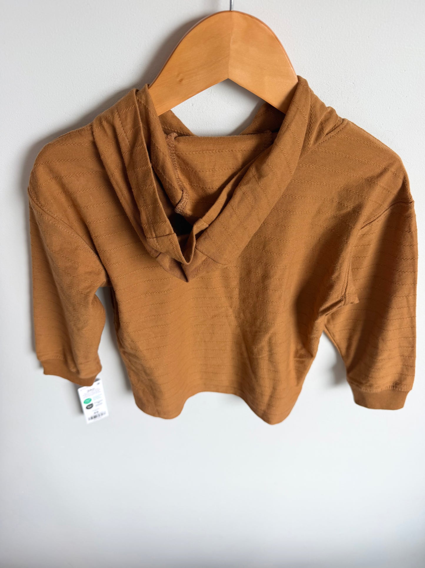 Tan Hooded Long Sleeve (With Tags) / 24m