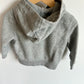 Grey Zipper Hoodie / 12-18m