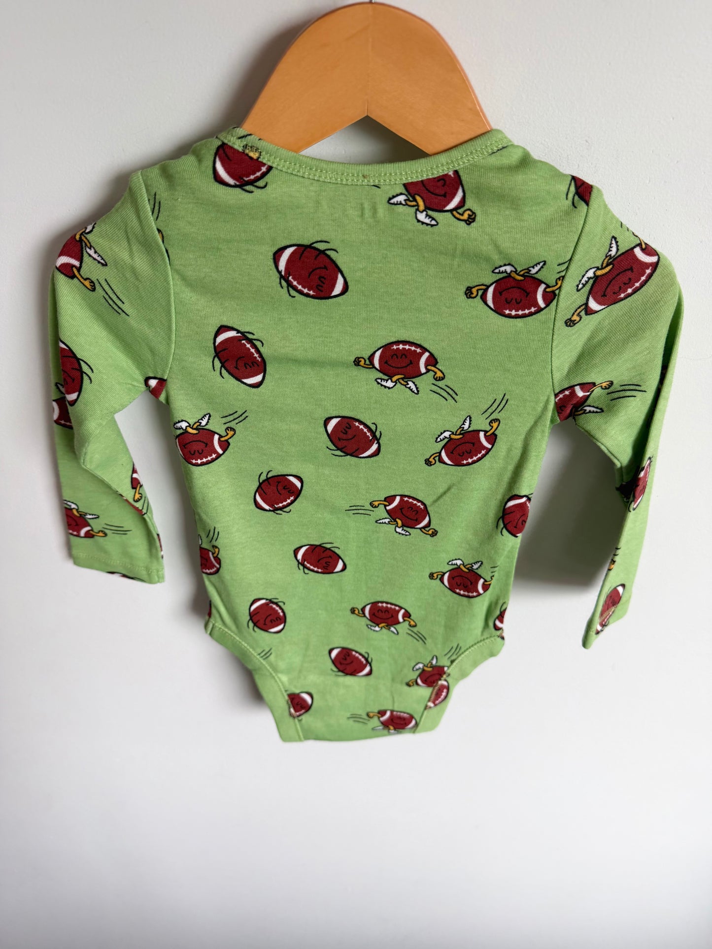 Two Football Bodysuits (With Tags) / 18-24m