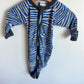 Bonds Blue Stripe Wondersuit Sleeper / 0-3m