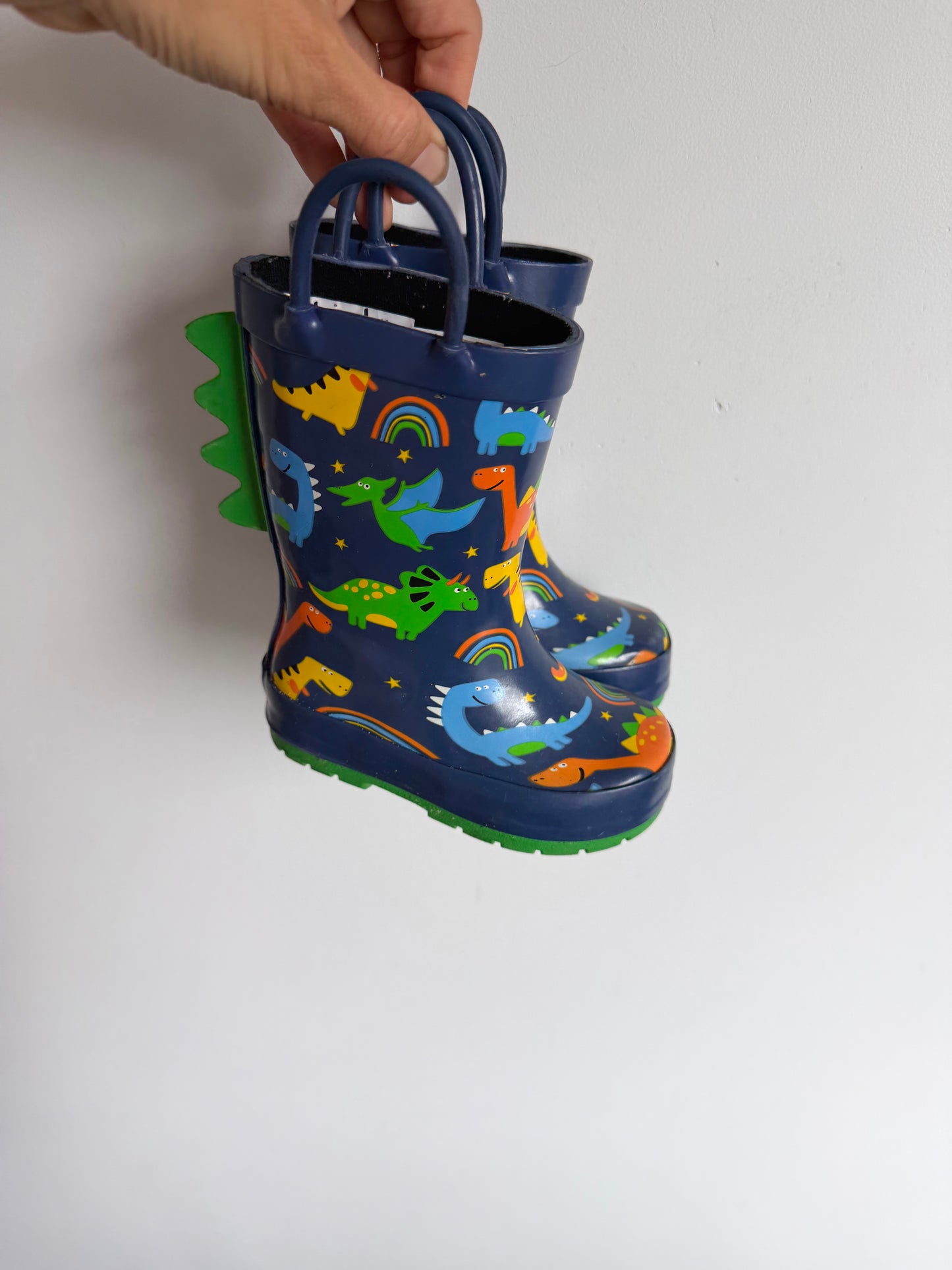 Navy Dino Boots / Size 5 Toddler