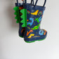 Navy Dino Boots / Size 5 Toddler