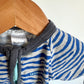 Bonds Blue Stripe Wondersuit Sleeper / 0-3m