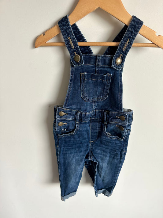 Dark Denim Overalls / 2T