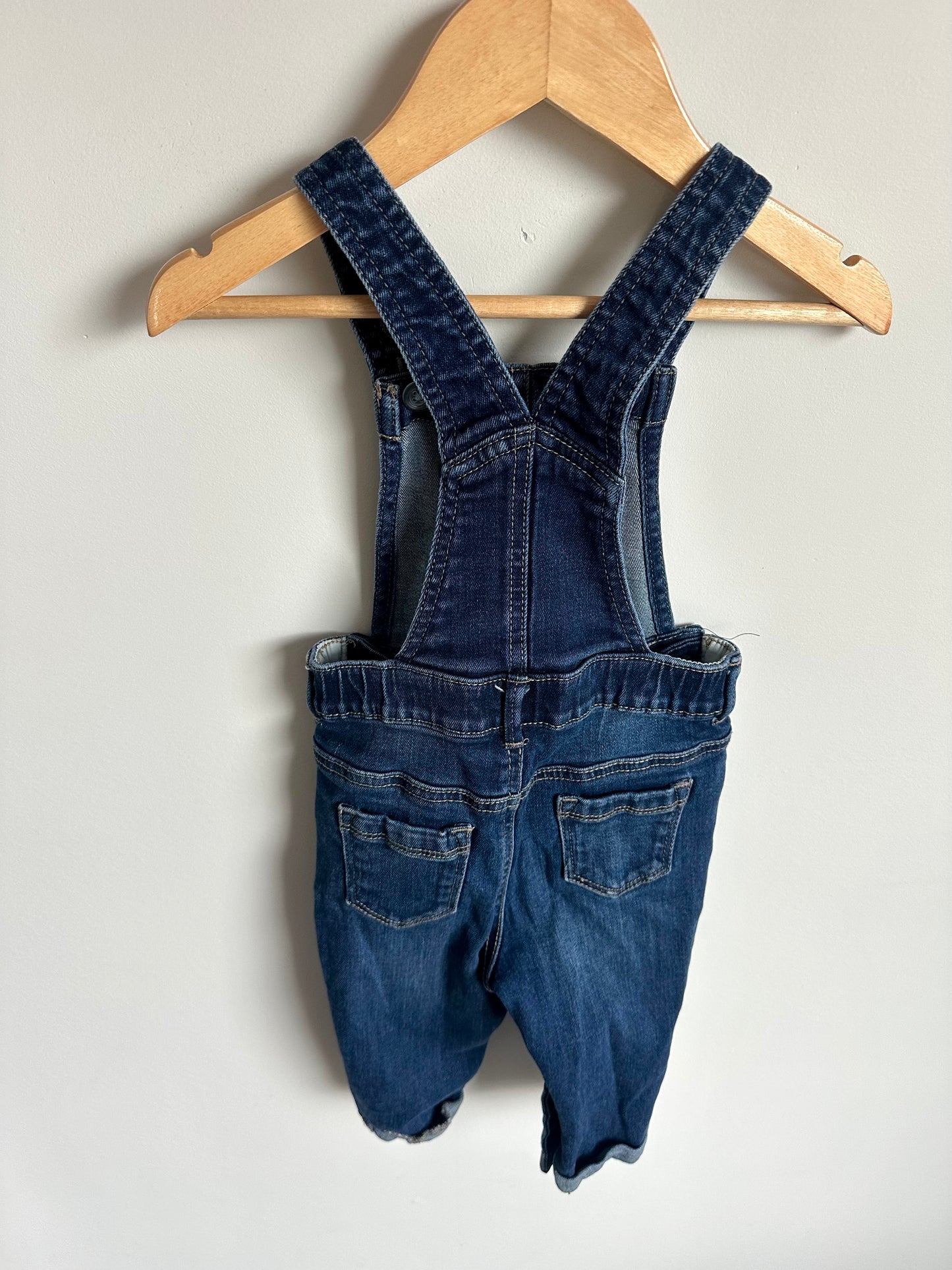 Dark Denim Overalls / 2T