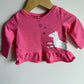 Pink Unicorn Sweater / 9m