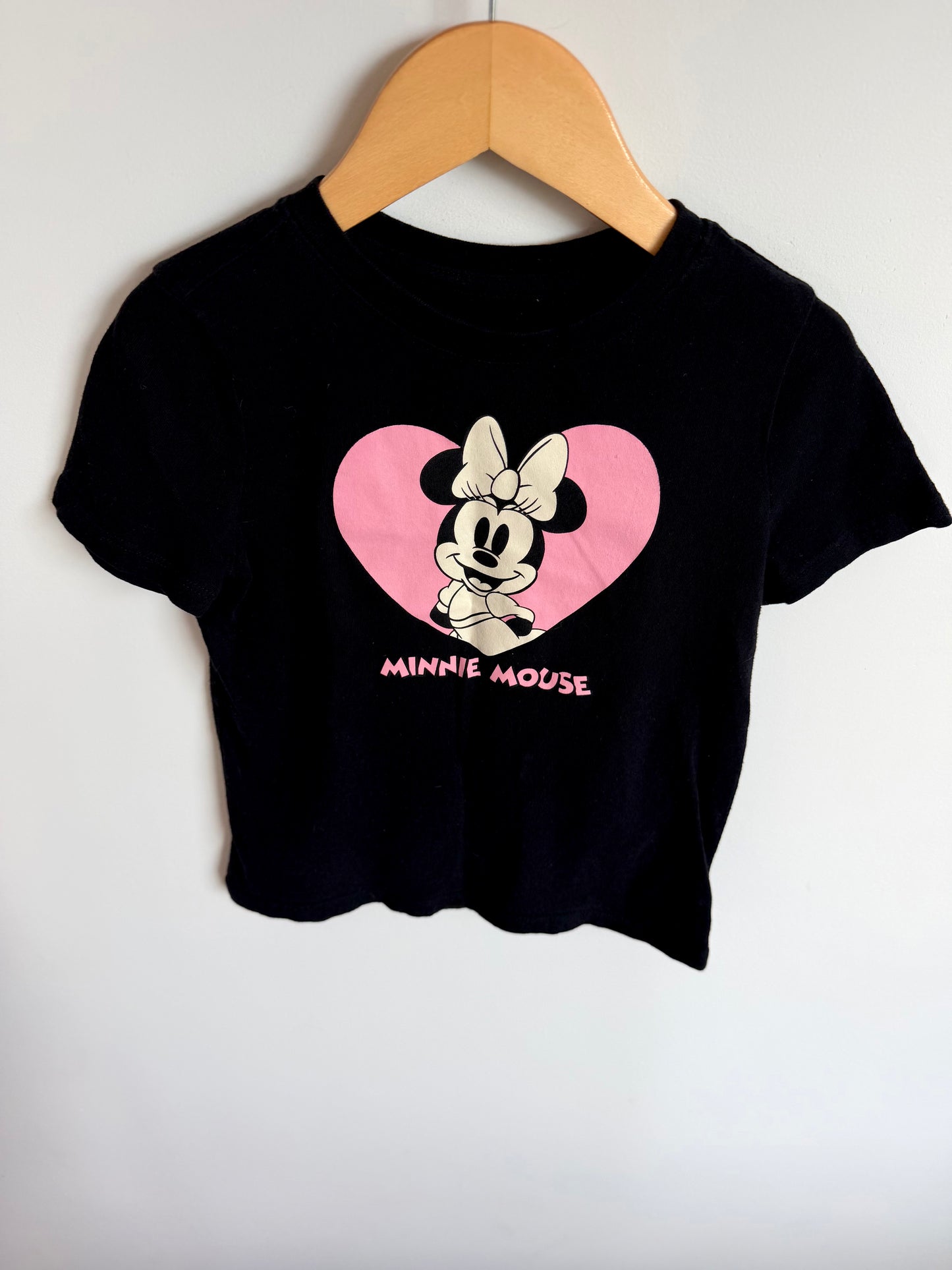 Black Minnie Mouse T-shirt / 6T