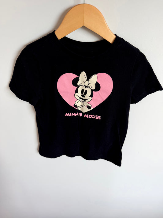 Black Minnie Mouse T-shirt / 6T