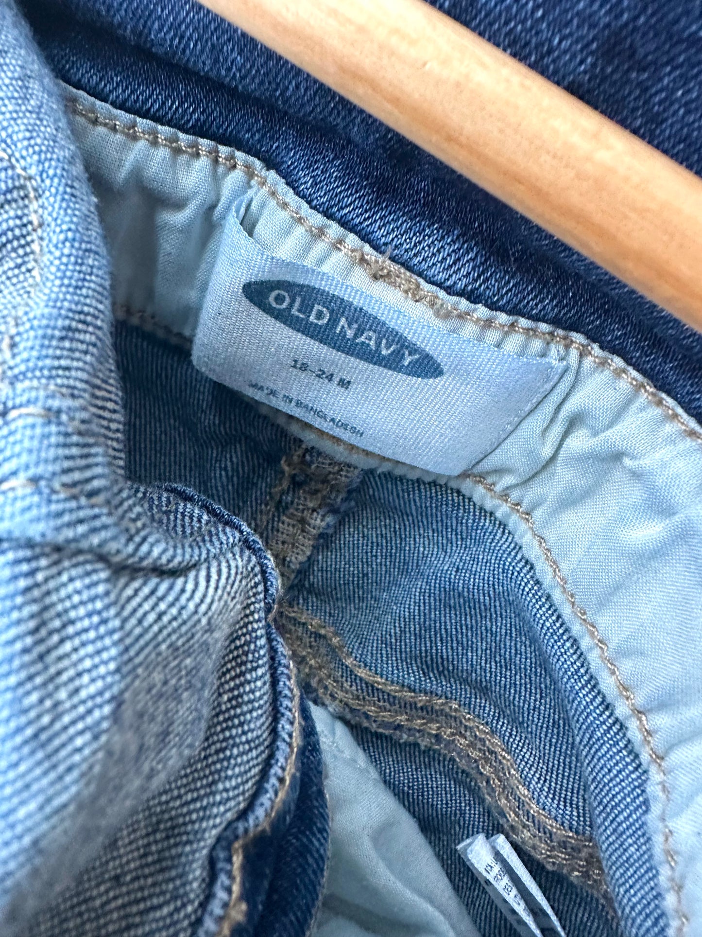 Dark Denim Overalls / 2T