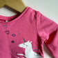 Pink Unicorn Sweater / 9m