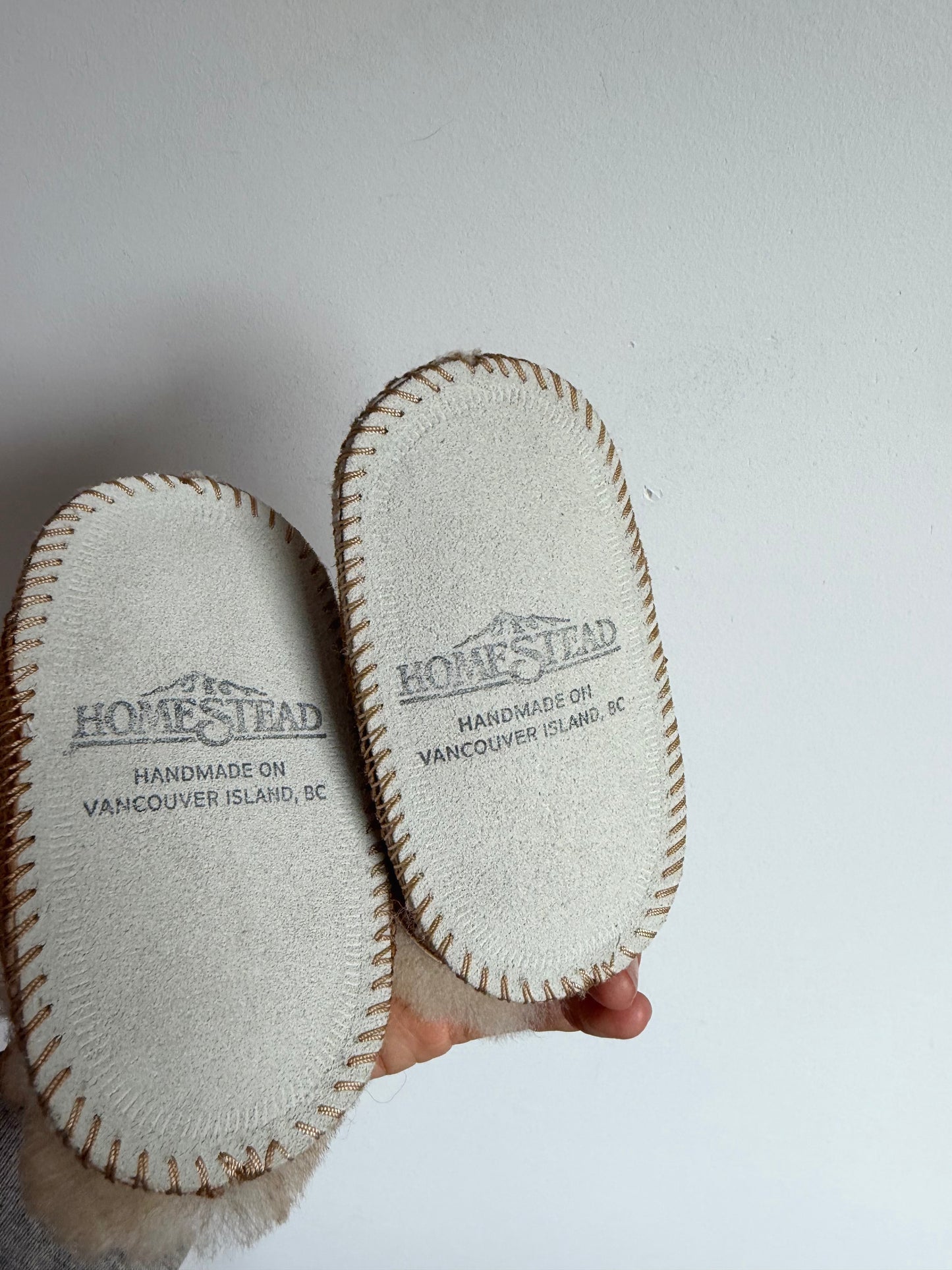 Natural Sheepskin Baby Booties